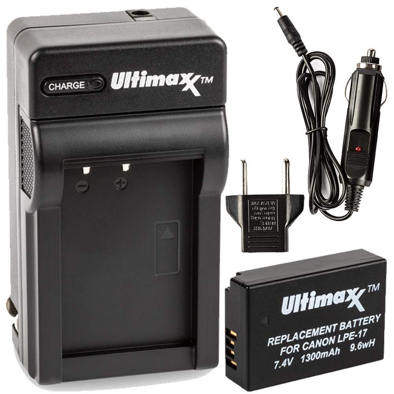 Ultimaxx 58MM Accessory Kit for Canon EOS T8I T7i, T6i, T6s, SL2, SL3, M6, M5, M3, 77D, 750D, 760D, 800D, 200D, 8000D, KISS X8i, & More; Includes: LP-E17 Battery, Filter Kits, & More - Image 4